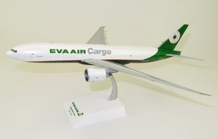 Boeing 777-200F Eva Air Cargo with stand